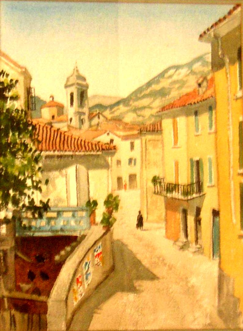 John Bryans: Italian Summer, Watercolor