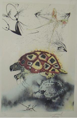 Dali: The Mock Turtle's Story, LE Lithograph